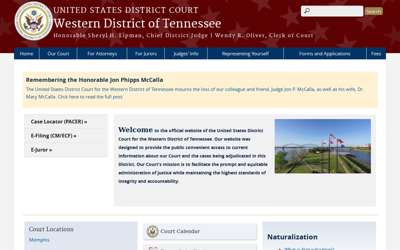 Henderson County criminal history federal district court homepage