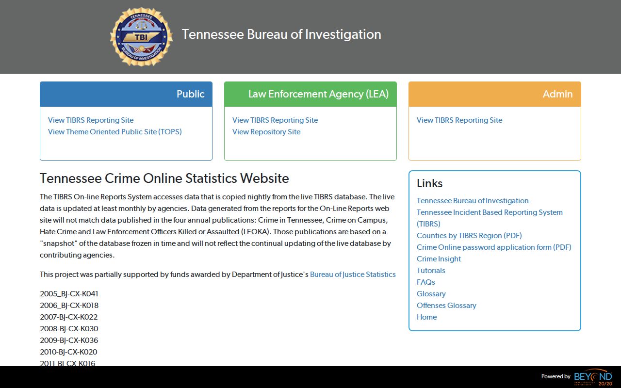 Henderson County criminal history official CrimeInsight statistics filters