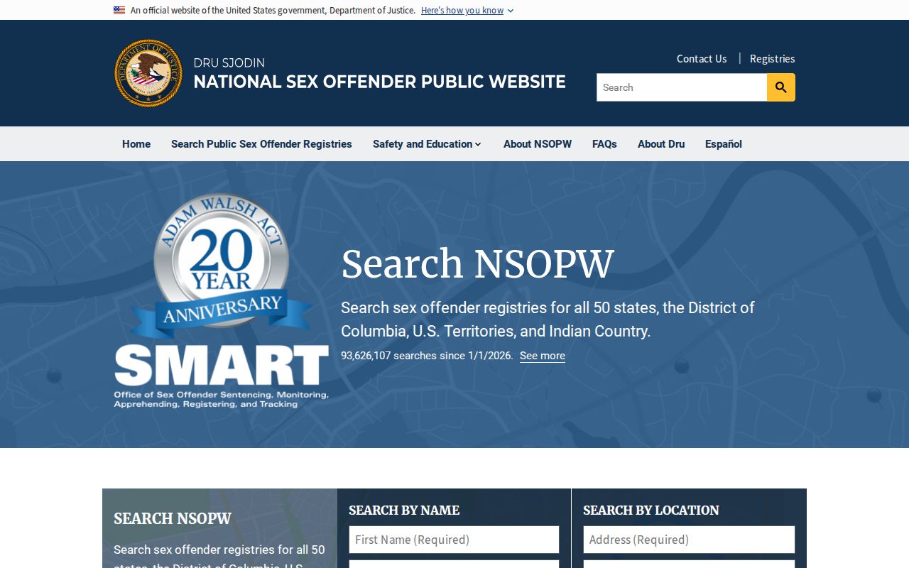 National cross-state search for Henderson County sex offender research
